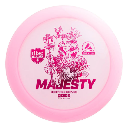 Discmania Activve Premium Majesty. Undertabil distance driver som passer utmerket til nybegynnere