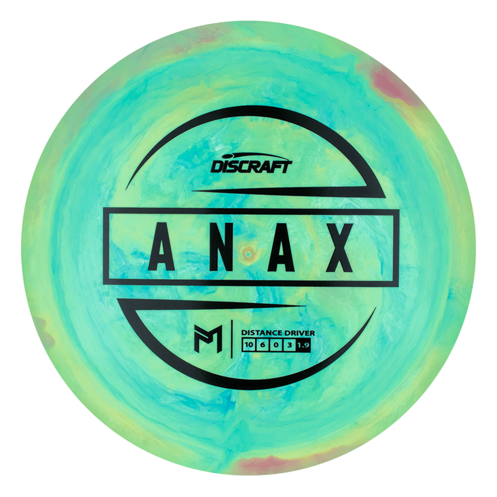 Discraft ESP Anax. Mellomting mellom distance og fairway driver. Pålitelig overstabil disc.